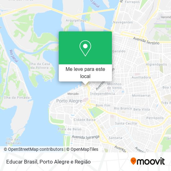 Educar Brasil mapa