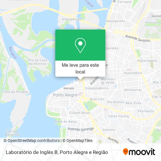 Laboratório de Inglês B mapa