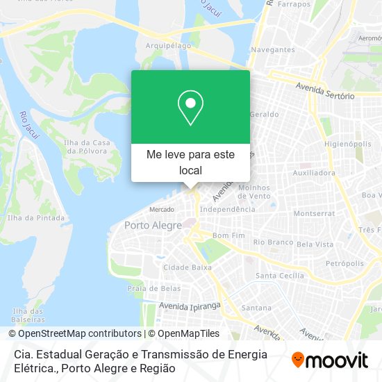 Cia. Estadual Geração e Transmissão de Energia Elétrica. mapa