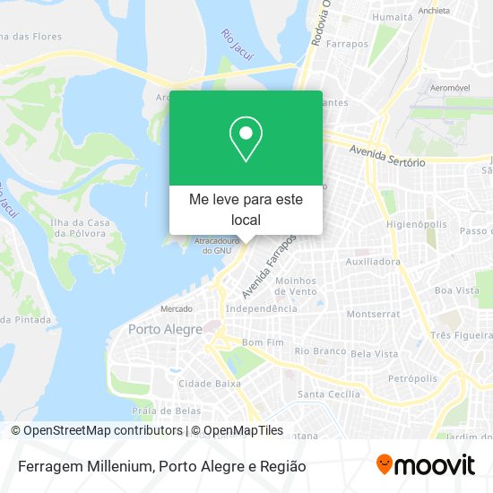 Ferragem Millenium mapa