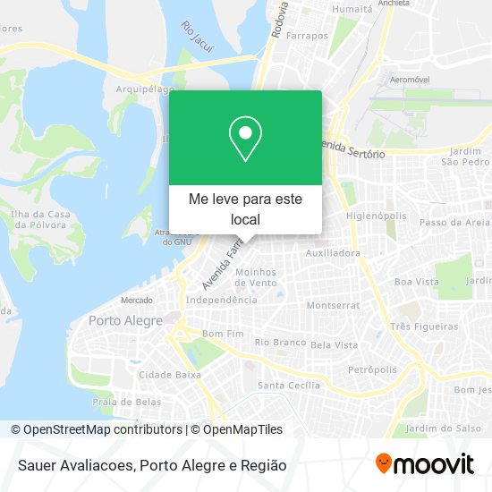 Sauer Avaliacoes mapa