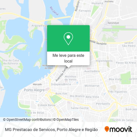 MG Prestacao de Servicos mapa