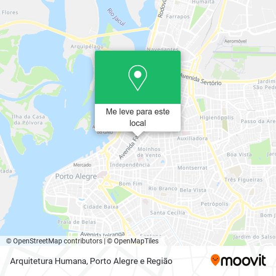 Arquitetura Humana mapa
