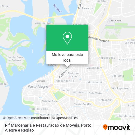 Rlf Marcenaria e Restauracao de Moveis mapa