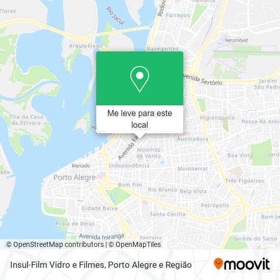 Insul-Film Vidro e Filmes mapa