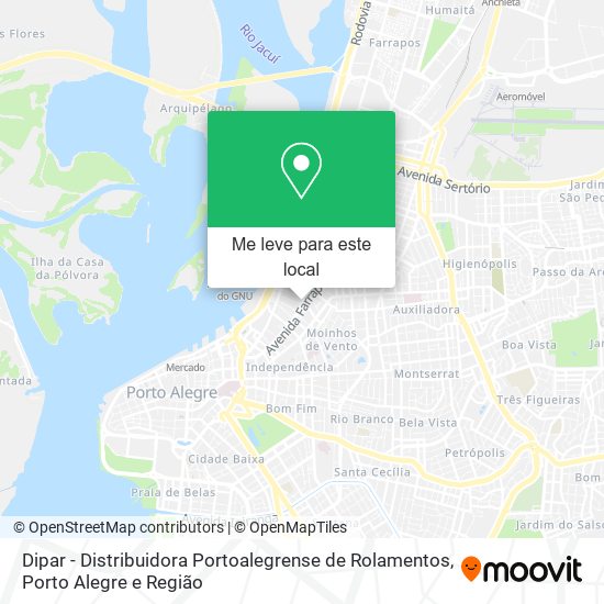 Dipar - Distribuidora Portoalegrense de Rolamentos mapa