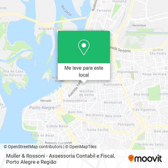 Muller & Rossoni - Assessoria Contabil e Fiscal mapa