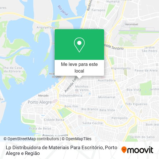 Lp Distribuidora de Materiais Para Escritório mapa