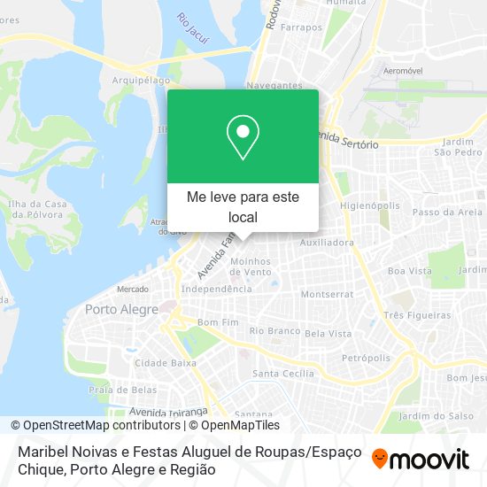 Maribel Noivas e Festas Aluguel de Roupas / Espaço Chique mapa