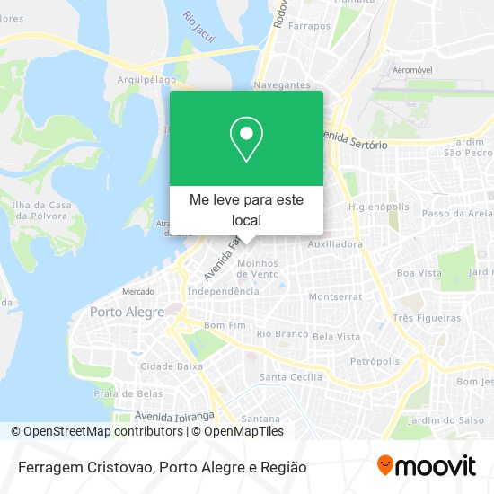 Ferragem Cristovao mapa