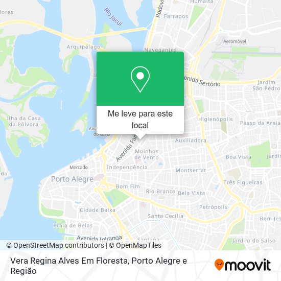 Vera Regina Alves Em Floresta mapa