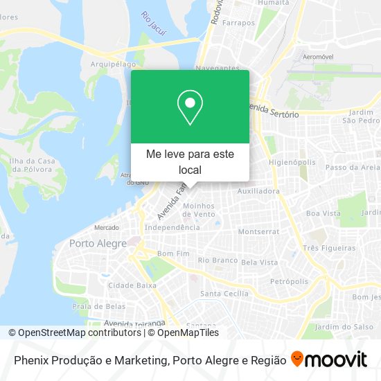 Phenix Produção e Marketing mapa