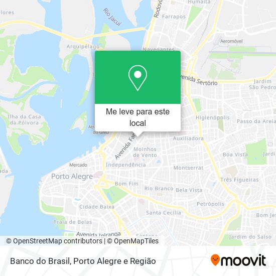 Banco do Brasil mapa