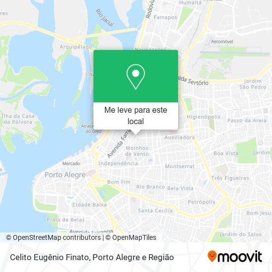 Celito Eugênio Finato mapa