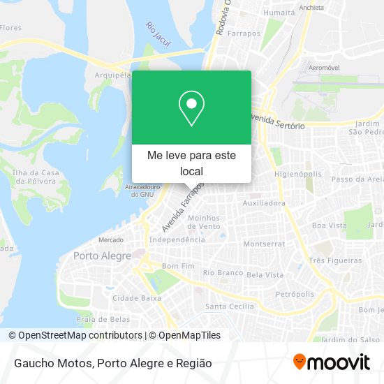 Gaucho Motos mapa