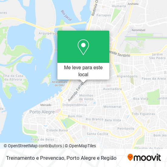 Treinamento e Prevencao mapa