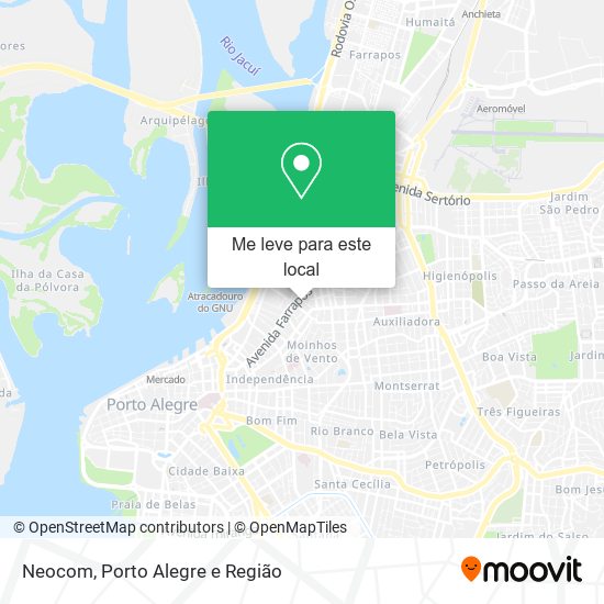 Neocom mapa