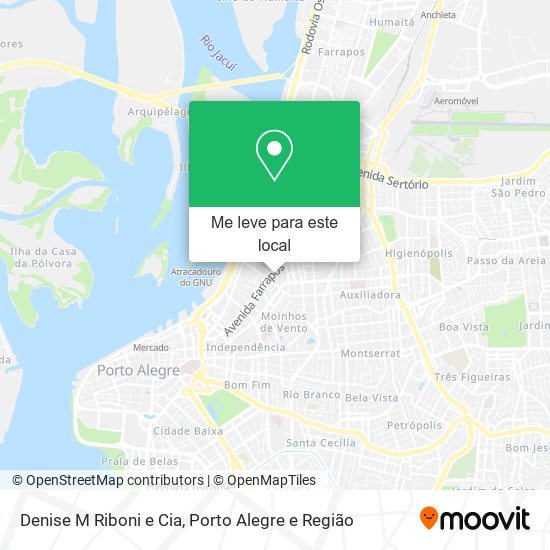 Denise M Riboni e Cia mapa