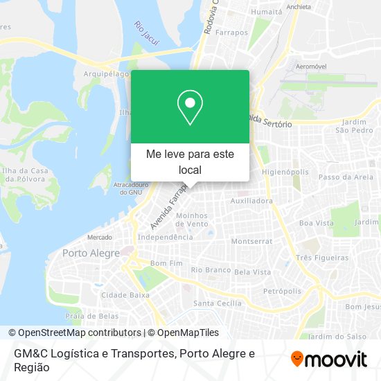 GM&C Logística e Transportes mapa