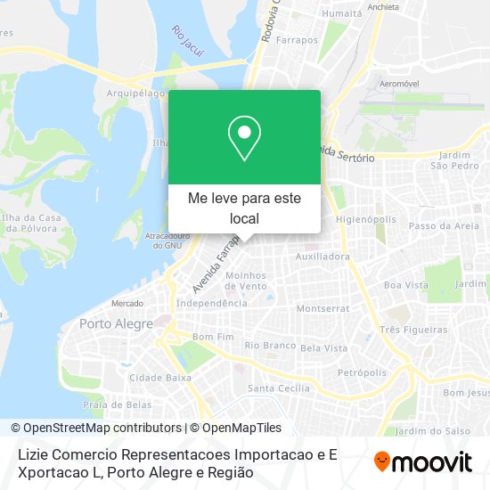 Lizie Comercio Representacoes Importacao e E Xportacao L mapa