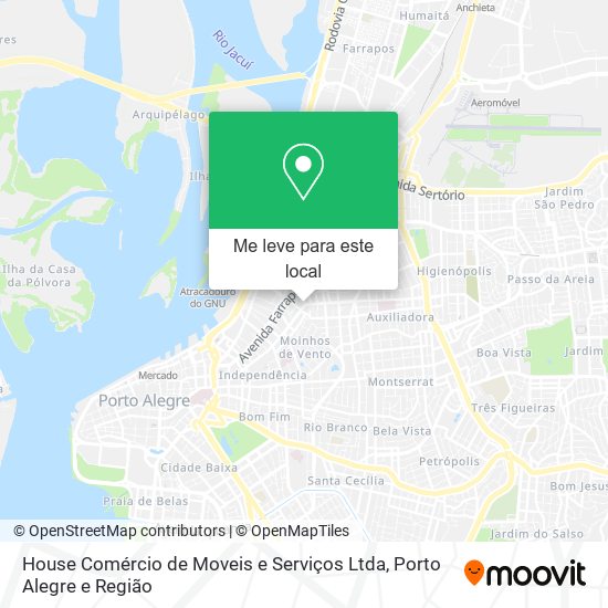 House Comércio de Moveis e Serviços Ltda mapa