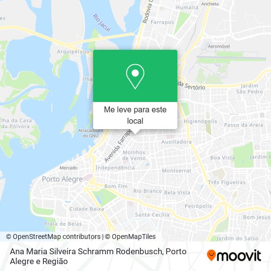 Ana Maria Silveira Schramm Rodenbusch mapa