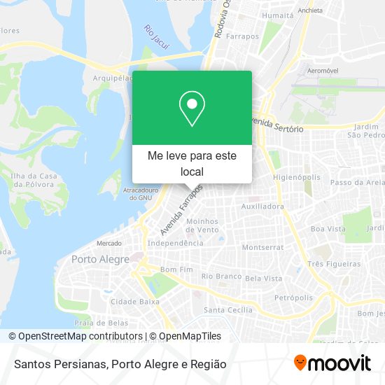 Santos Persianas mapa