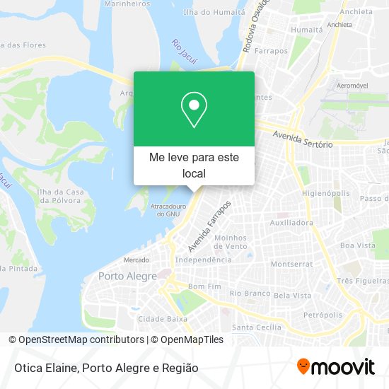 Otica Elaine mapa