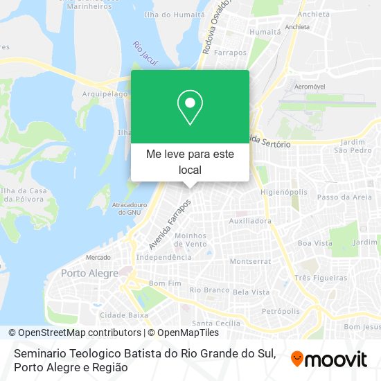 Seminario Teologico Batista do Rio Grande do Sul mapa