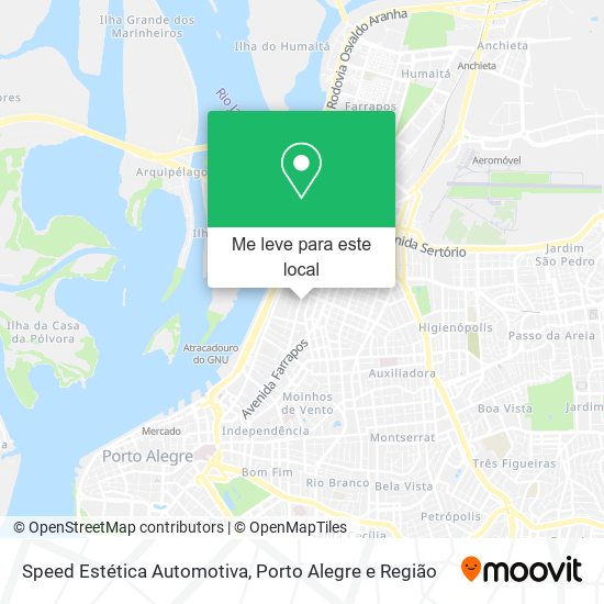 Speed Estética Automotiva mapa