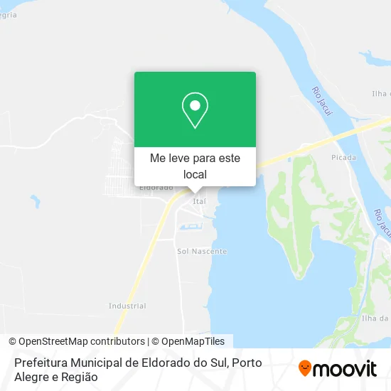Prefeitura Municipal de Eldorado do Sul mapa