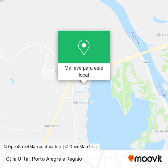 Ct la U Itaí mapa