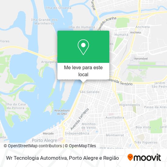 Wr Tecnologia Automotiva mapa