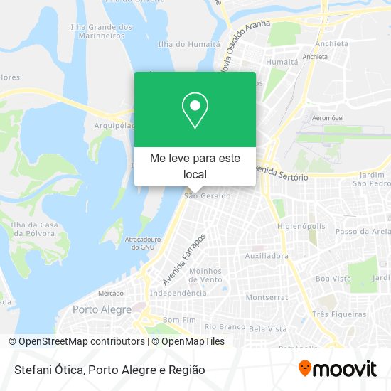 Stefani Ótica mapa
