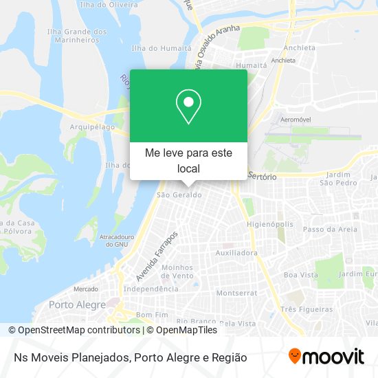 Ns Moveis Planejados mapa