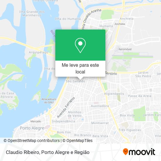 Claudio Ribeiro mapa