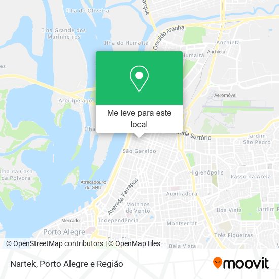 Nartek mapa