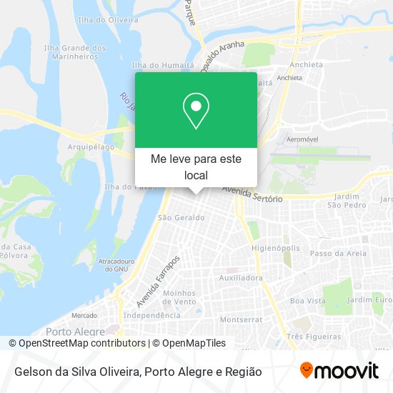 Gelson da Silva Oliveira mapa