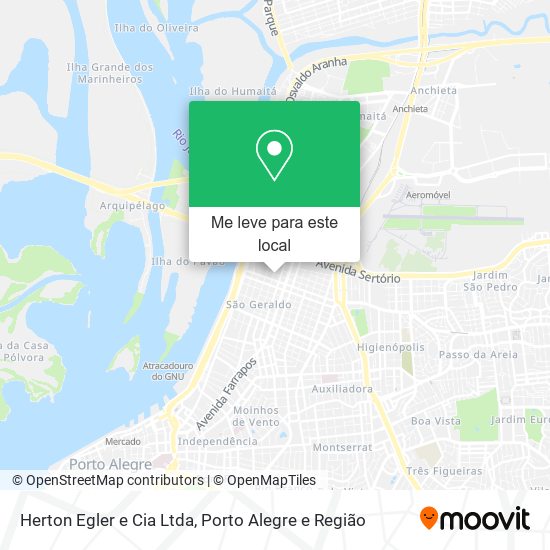 Herton Egler e Cia Ltda mapa