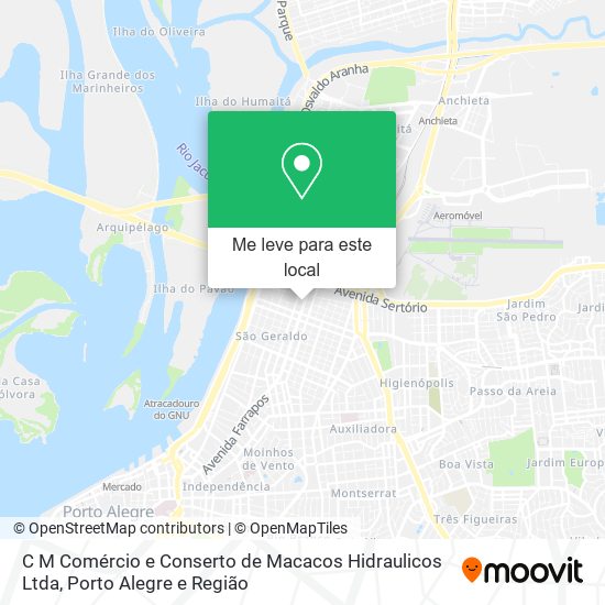 C M Comércio e Conserto de Macacos Hidraulicos Ltda mapa