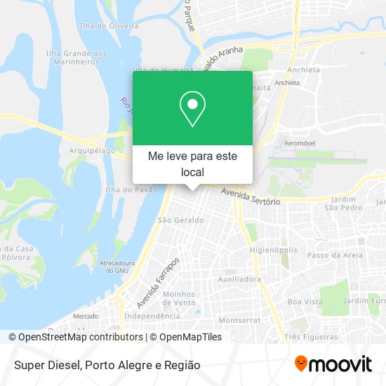 Super Diesel mapa