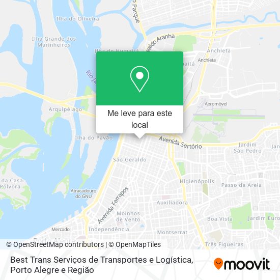 Best Trans Serviços de Transportes e Logística mapa