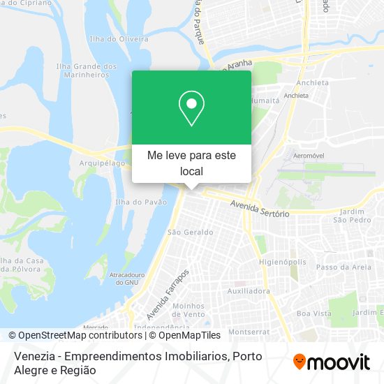Venezia - Empreendimentos Imobiliarios mapa