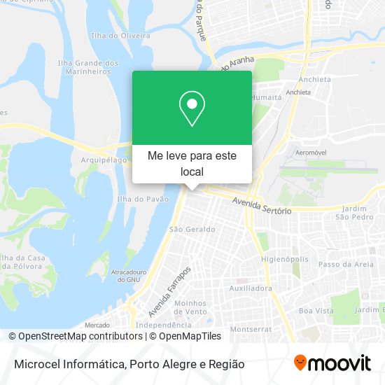 Microcel Informática mapa