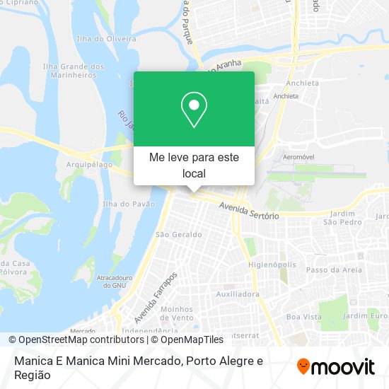 Manica E Manica Mini Mercado mapa