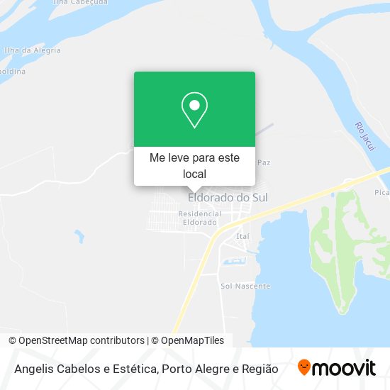 Angelis Cabelos e Estética mapa