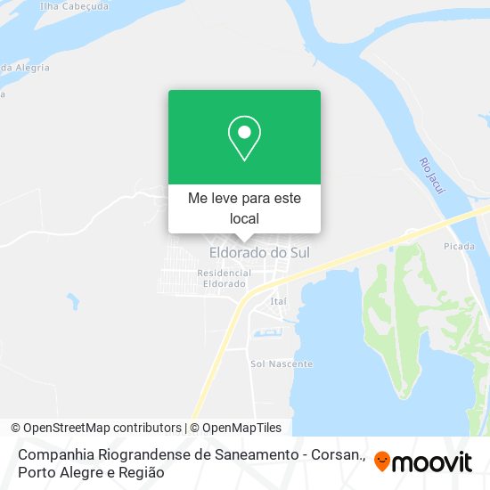 Companhia Riograndense de Saneamento - Corsan. mapa