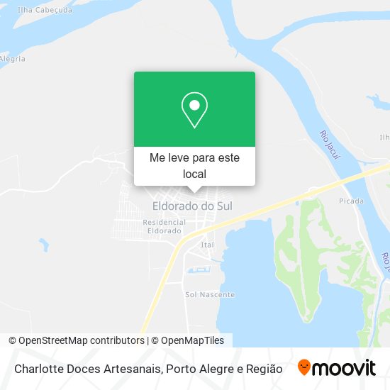 Charlotte Doces Artesanais mapa