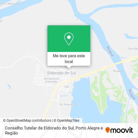 Conselho Tutelar de Eldorado do Sul mapa