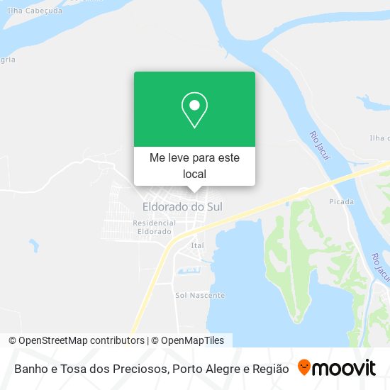 Banho e Tosa dos Preciosos mapa